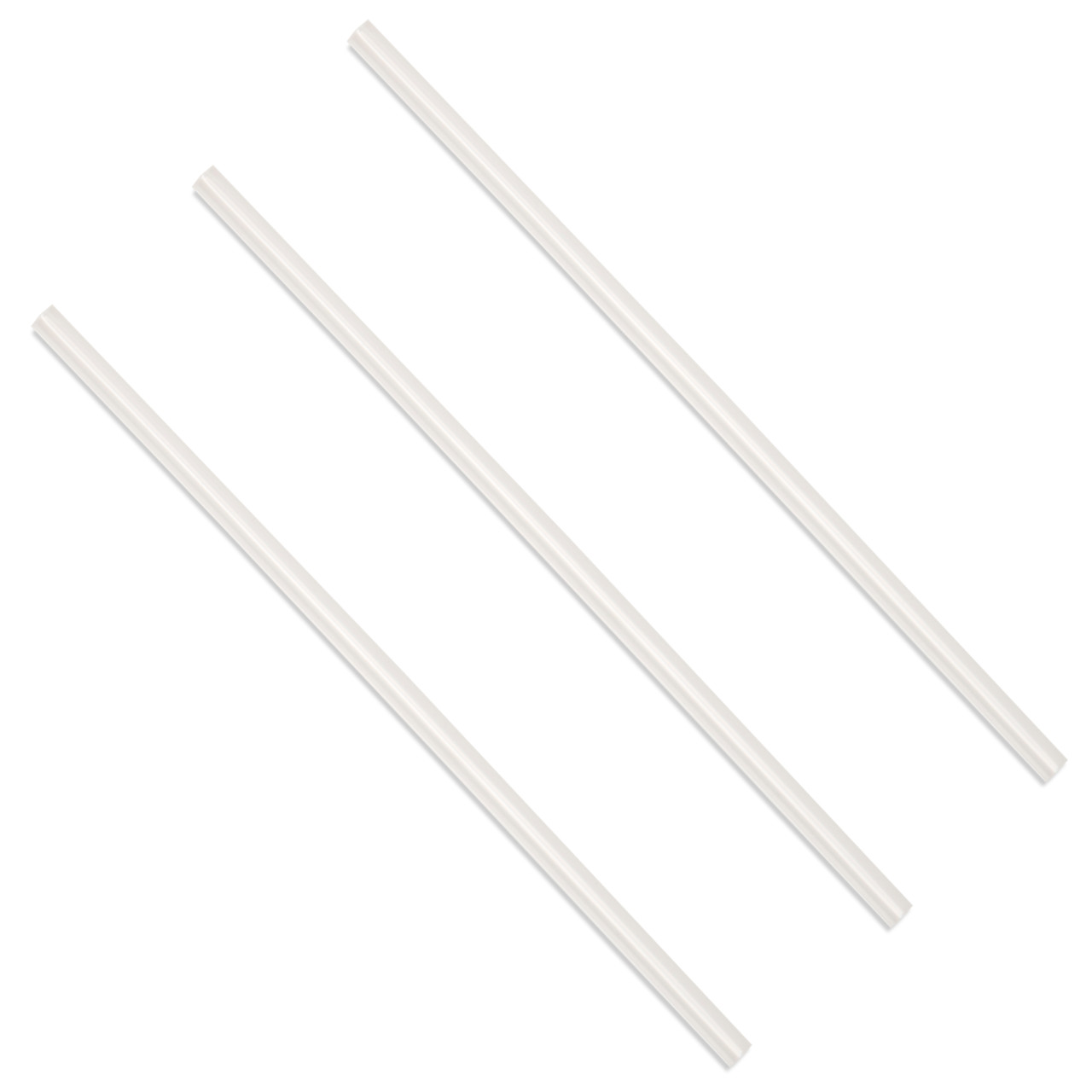 Straight Jumbo Straw (200x6mm/8") Clear (Biodegradable)