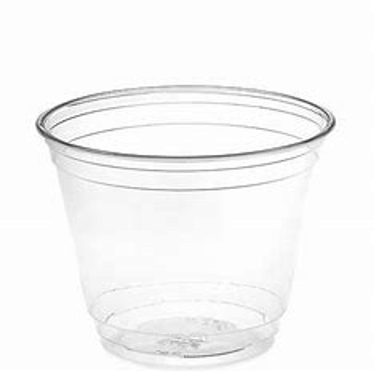 Clear Squat Smoothie Cup RPET (255ml/9oz) (95mm Lid)