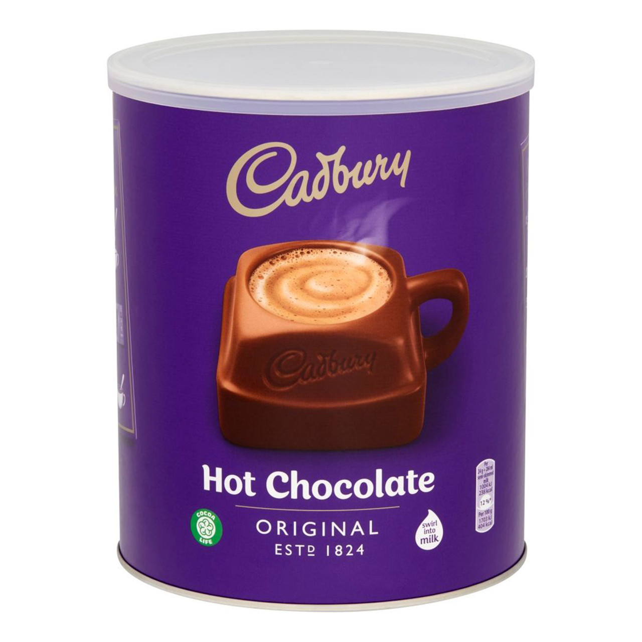 Cadbury Instant Hot Chocolate Large Tub 2Kg