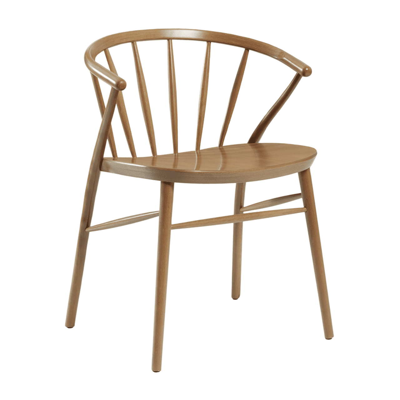 Albany Spindle Back Arm Chair Oak