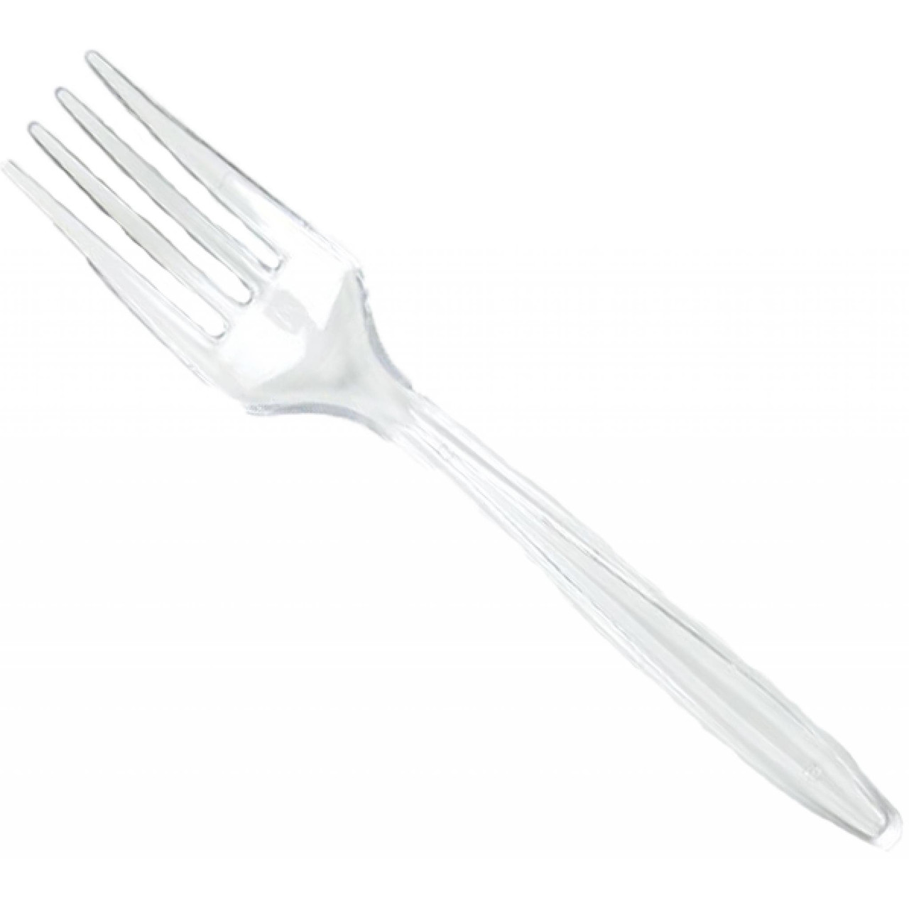 Clear Premium Reusable PS (180mm/7.0") Fork