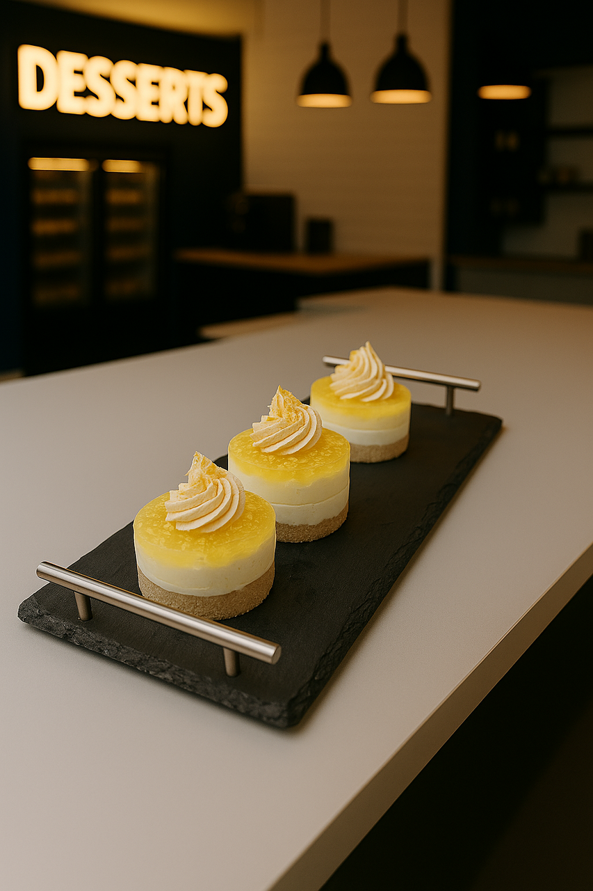 Lemon Meringue Mini Cheesecake