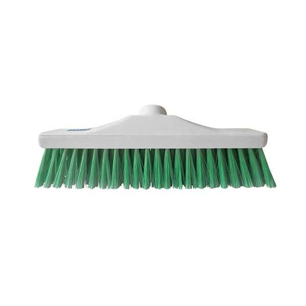 30cm Colour Coded Soft Broom Green