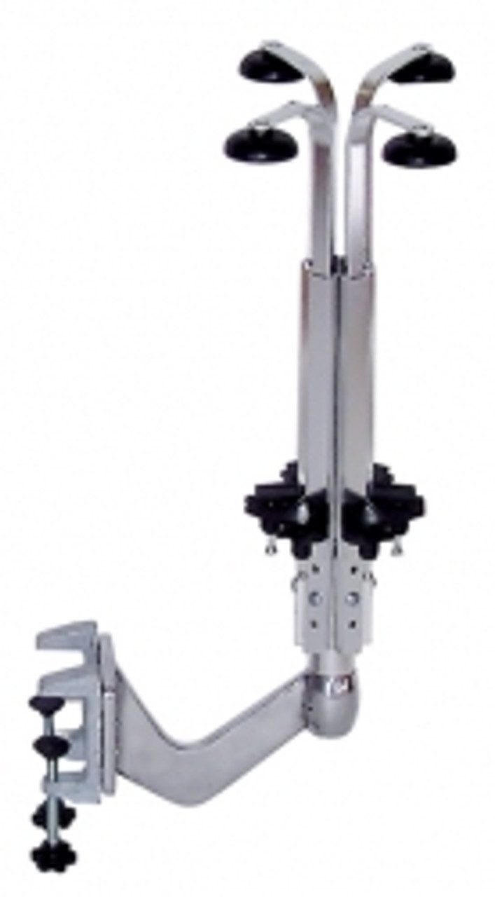 SHELF FIXING ROTARY STANDS, ALUMINIUM, PLASTIC LUG, 4 BOTTLE