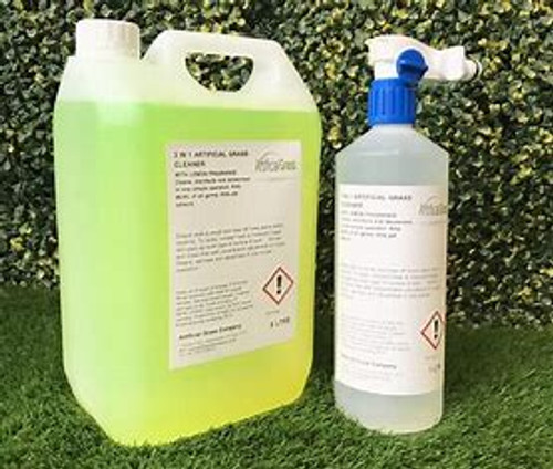 Artificial Grass Cleaner 5ltr and hose attachment spray bottle