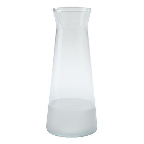 White Frosted Carafe 1,145ml PK 6