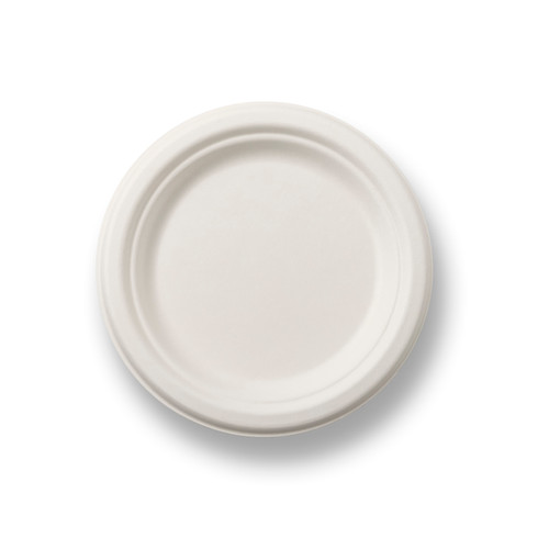 Bagasse Plate Round (180mm/7") White (TP2)