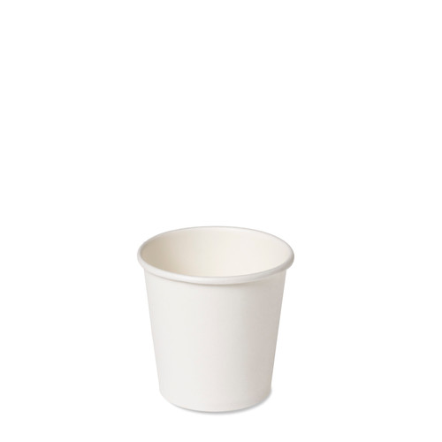 Single Wall Hot Drink Cup (113ml/4oz) White