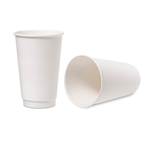 Double Wall Hot Drink Cup (453ml/16oz) White