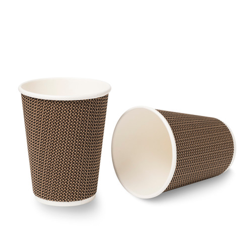 Triple Wall (Ripple) Hot Drink Cup (340ml/12oz) VIP