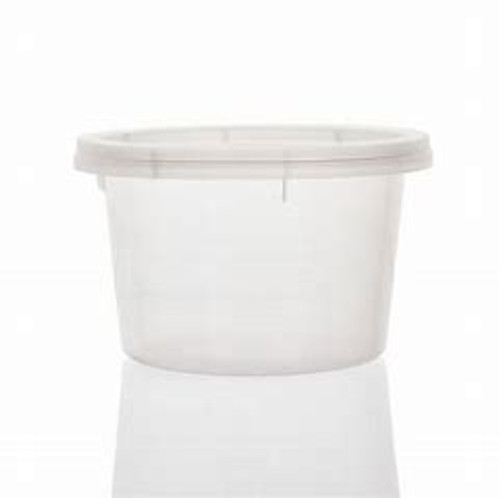 HD Microwave Portion Pot Round PP 2oz Clear