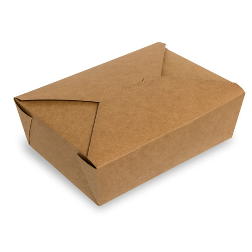 №3 Kraft Snack Box (214/196x161/140x65mm-2000ml/70oz) Brown