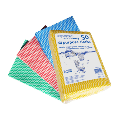 All Purpose Optima Universal Cloths (50 Cloths) Yellow