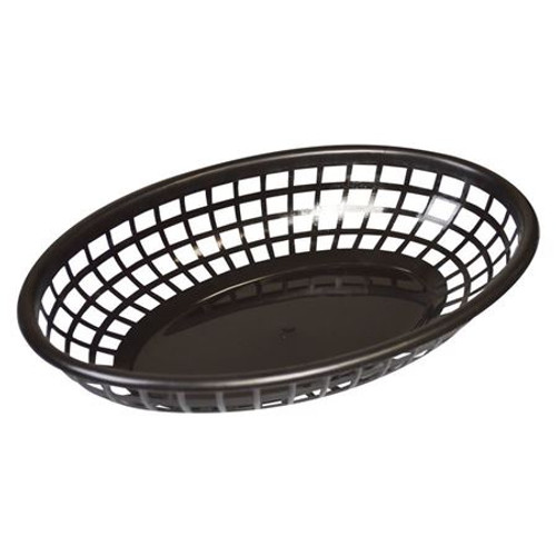 Fast Food Basket  Black 23cm x 15cm