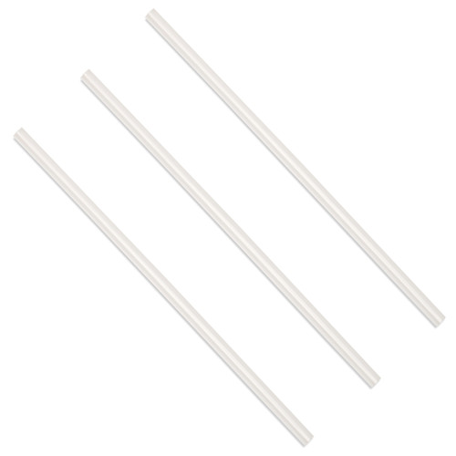 Straight Jumbo Straw (200x6mm/8") Clear (Biodegradable)