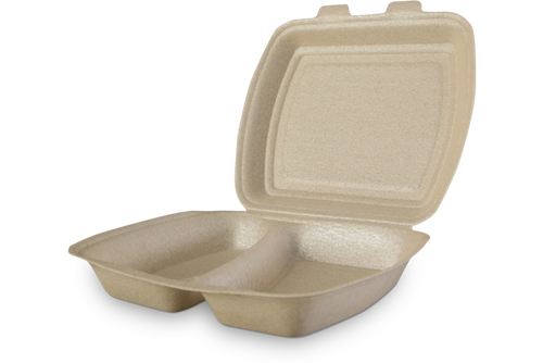 2 Compartment Food Box Recyclable 