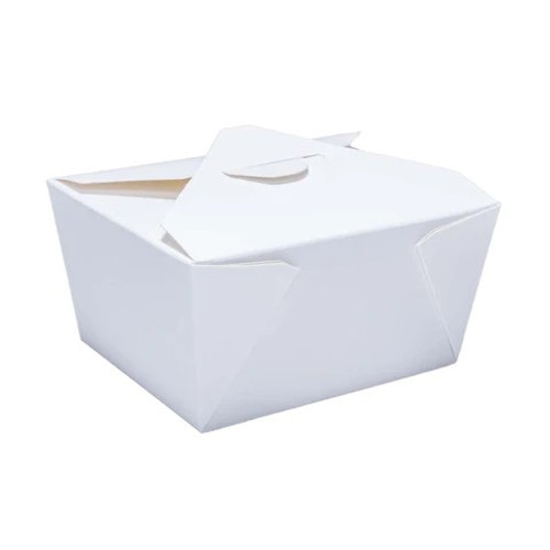 No.1 Snack Box (130/112x106/90x65mm-750ml/26oz) White 