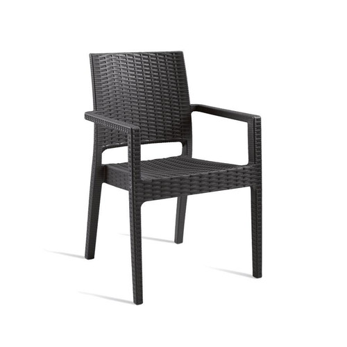 Ibiza Arm Chair Dark Grey 
