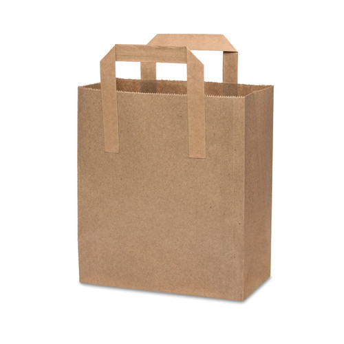 WHITE KRAFT SULPHITE STRUNG PAPER BAGS FOOD SANDWICH GROCERY BAG