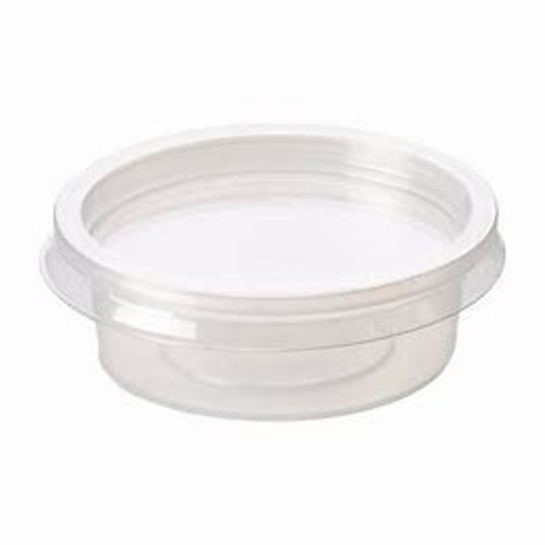 Portion Pot & Lid Round PP+RPET (56ml/2oz) Clear