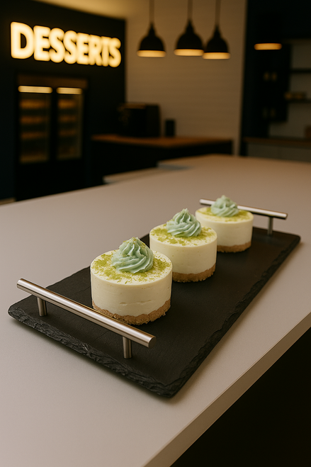 Mini Mojito Cheesecakes   Mini Mojito Cheesecakes