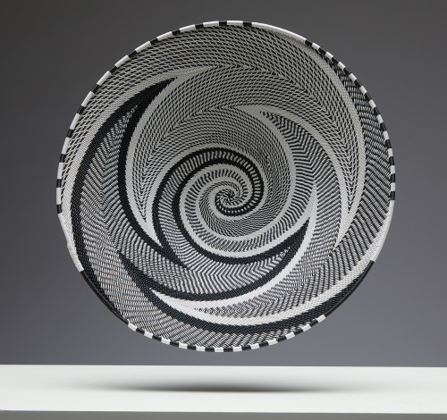 Hand Woven Lampshade Accent - Black - muntu - themuntu.com Hand Woven Lampshade Accent - Black - muntu - themuntu.com
