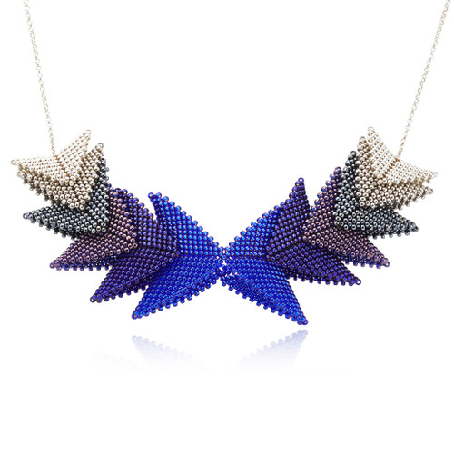Thousand Elements Necklace - Indigo - muntu - themuntu.com Thousand Elements Necklace - Indigo - muntu - themuntu.com