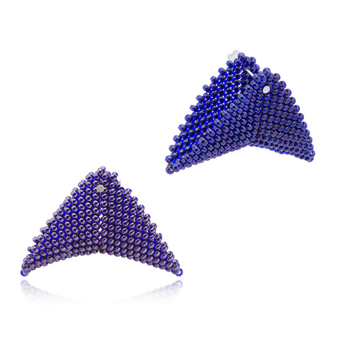Earrings - Nikita - Blue Magenta - muntu - themuntu.com Earrings - Nikita - Blue Magenta - muntu - themuntu.com