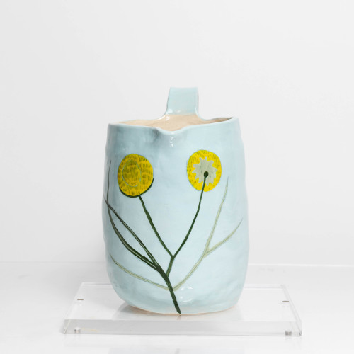 Gansgras Wildflower Ceramic Pitcher  Gansgras Wildflower Ceramic Pitcher
