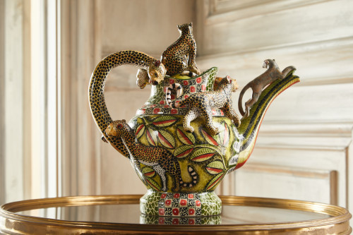 Ardmore Ceramic Leopard Teapot 