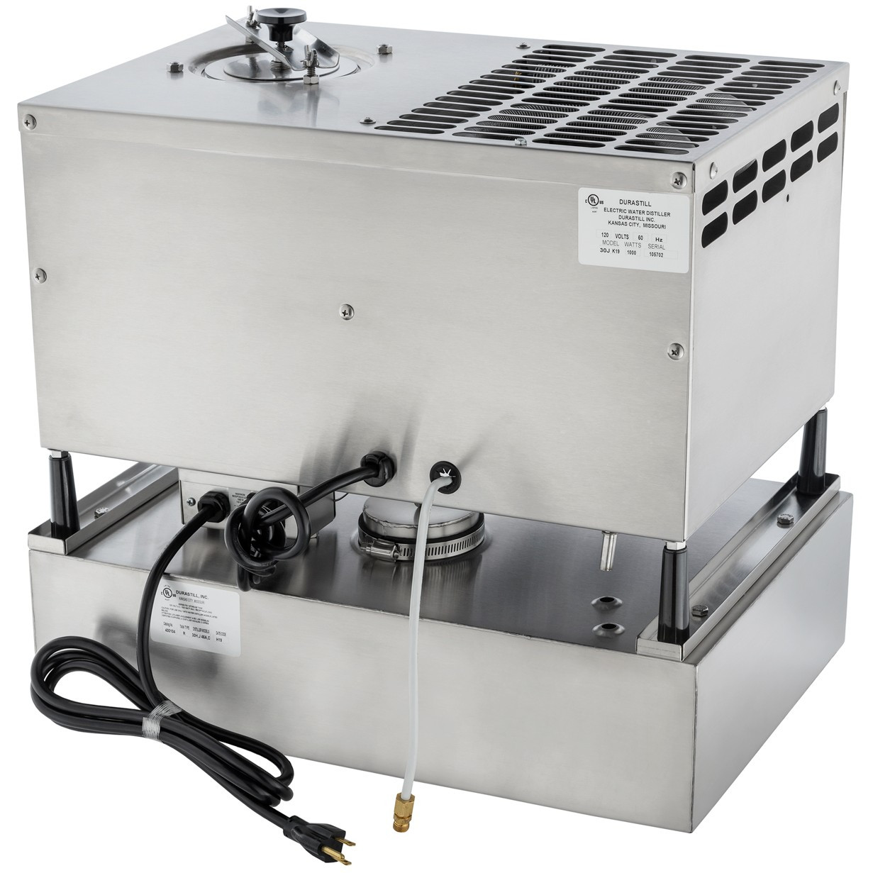 Durastill 12 Gallon/Day Automatic Water Distiller with 4 Gallon Reserve Model 46C4