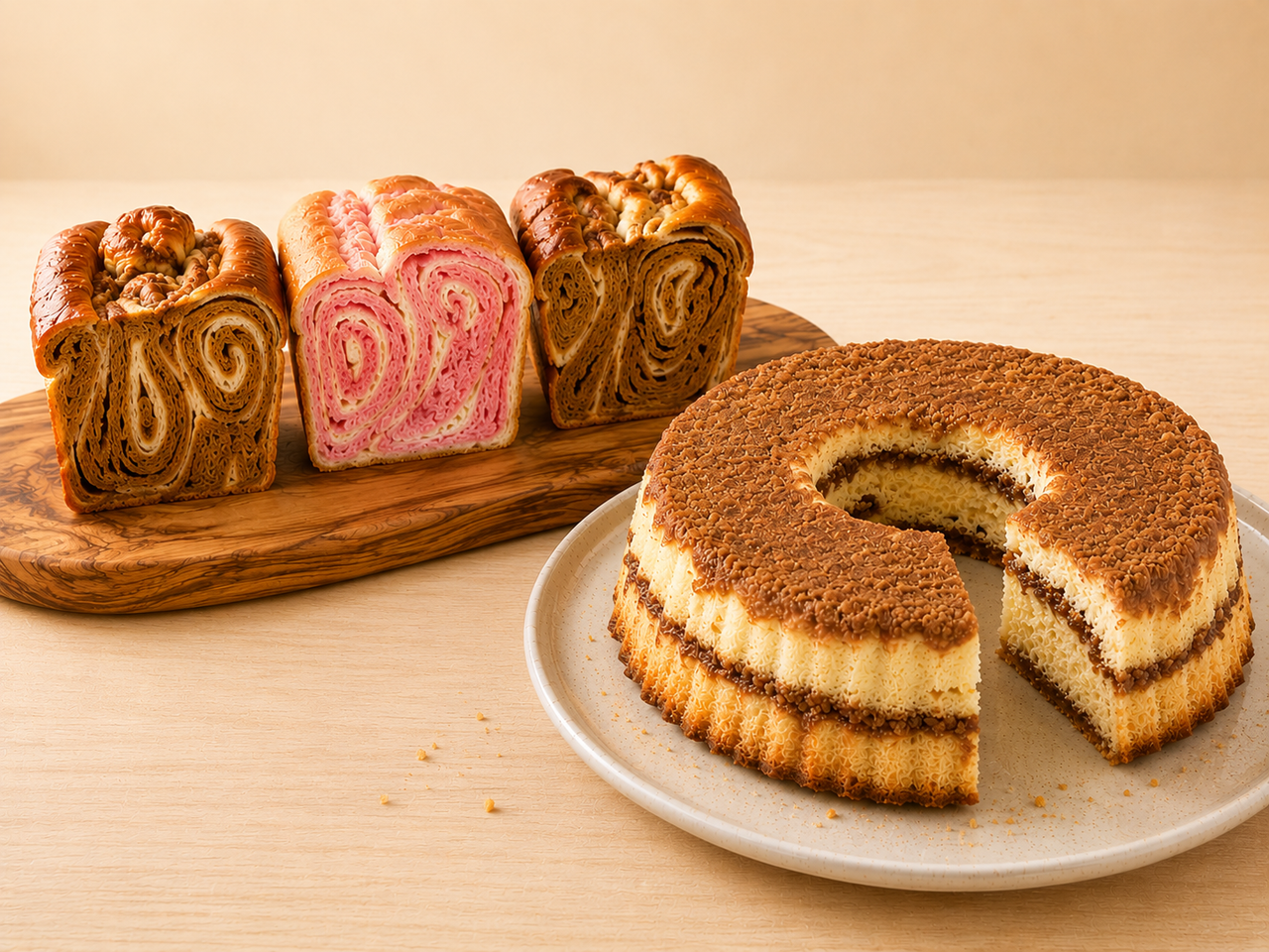 Three Povitica Mini Pack and One Coffee Cake
