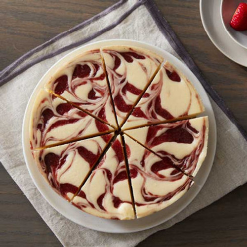 Strawberry Swirl Cheesecake