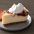 Strawberry Swirl Cheesecake Slice