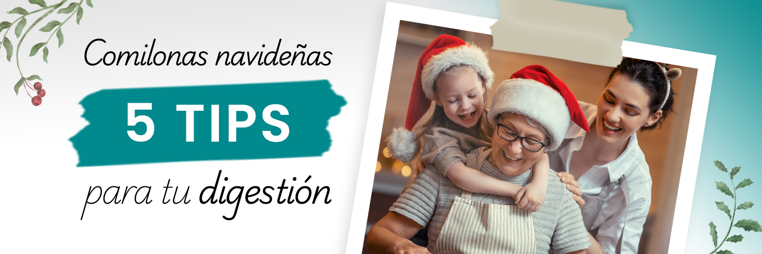 ¡5 tips para cuidar tu digestión en estas fiestas!
