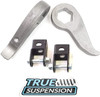 Compatible with Chevrolet GMC Silverado Sierra 2500 3500 HD 1Ton Pickup Truck 11-20 Leveling Lift kit Front Adjustable 1-3" Torsion Keys + Front Shock Extenders 2wd