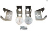 Rear Universal Air Ride Suspension weld-on Axle Brackets drop low for 4 link set-ups