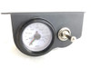 Universal Towing Assist Helper Air Ride Suspension Control Panel 150 Psi Gauge Single Old School Toggle Switch 1/4" airhose Rnd