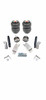 Compatible with 1960-1965 Ford Falcon Car Front Air Ride Suspension Lowering Kit