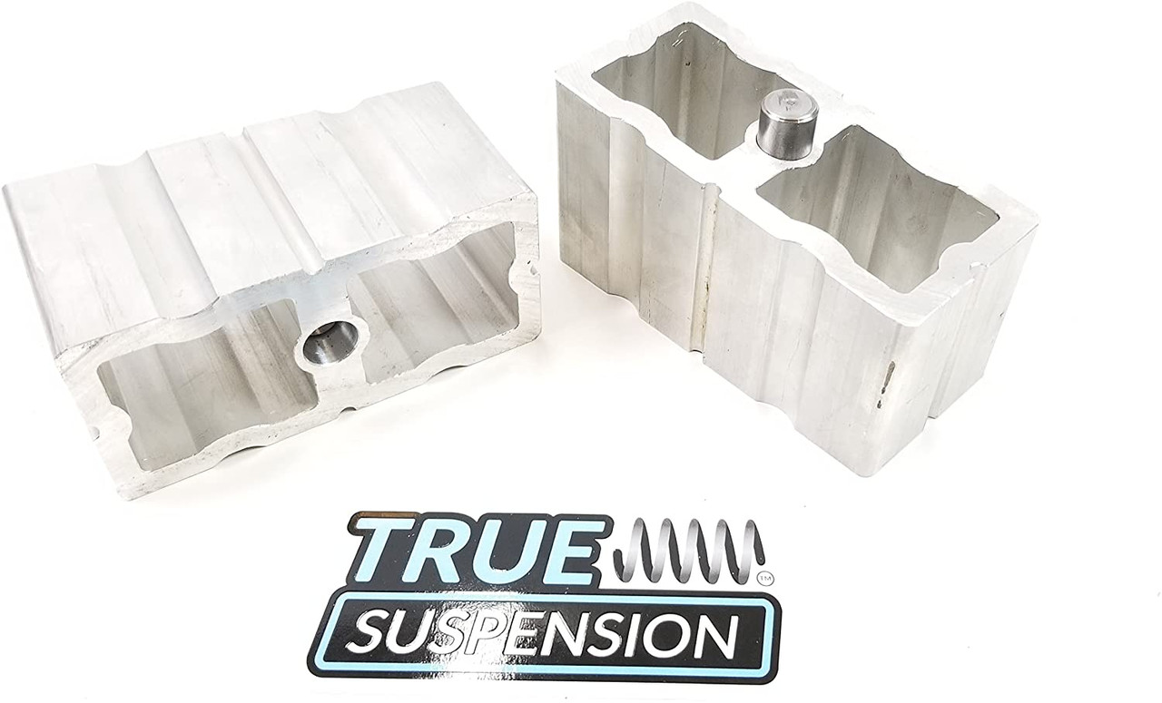 Compatible with Ford F350 Pickup Truck 4wd Aluminum Heavy Duty 3" Tapered Lift Blocks