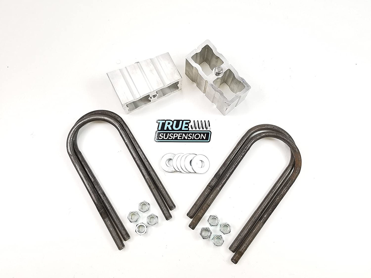 Compatible with Ford F350 Pickup Truck 4wd Aluminum Heavy Duty 3" Tapered Lift Blocks Ubolts Included