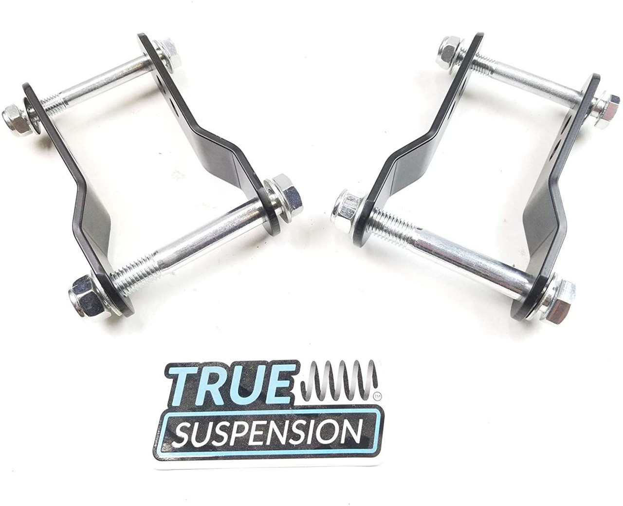 Compatible with Toyota Tacoma Pickup Truck 96-04 Complete Lift kit Front Billet Aluminum Adjustable 3" Lift Coil Spring Spacers - Rear Adjustable 1-1.75" Shackle Leveling Kit 2WD 5LUG