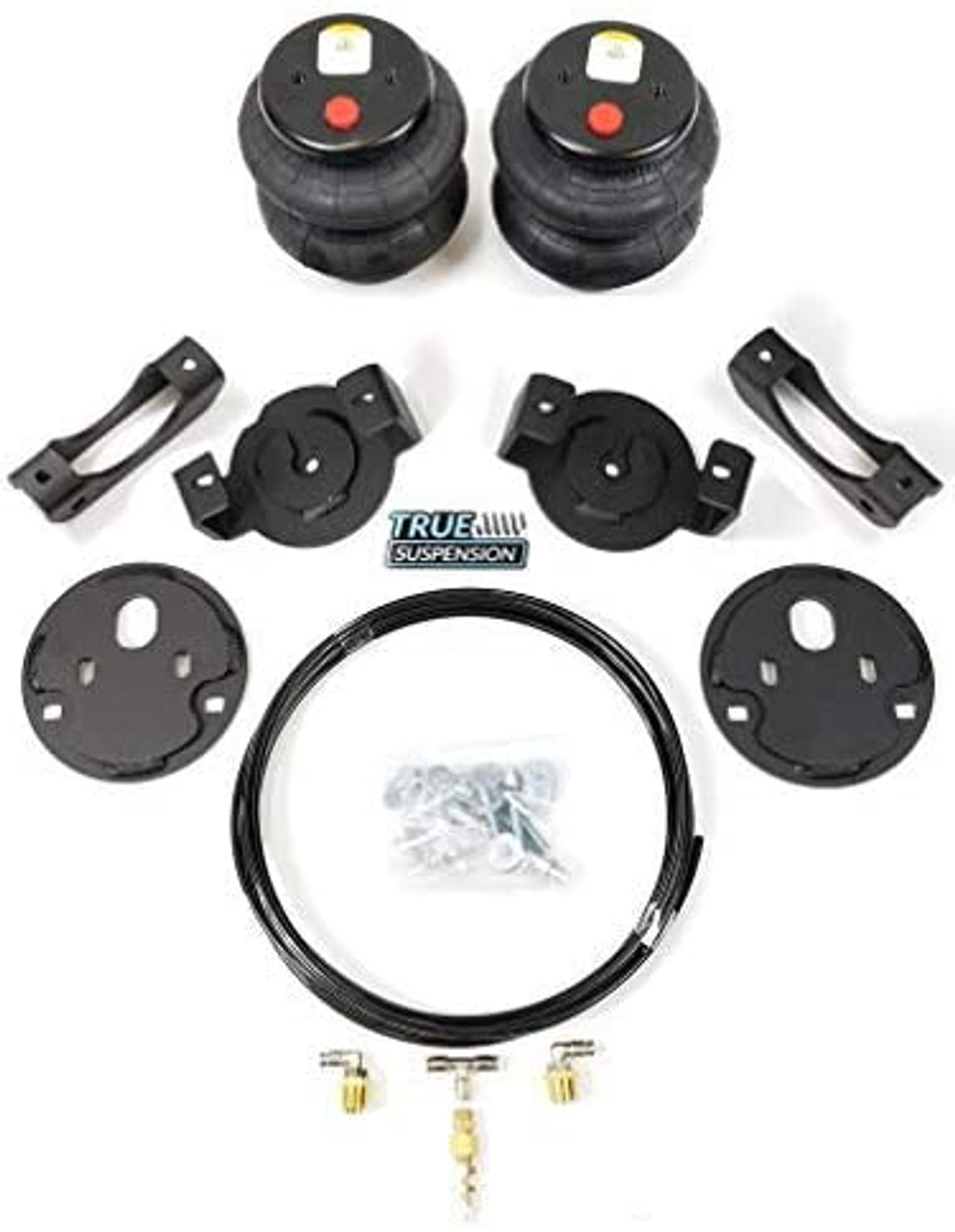 Compatible with Chevrolet Silverado GMC Sierra Silverado 1500 99-06 Pickup Rear Towing Assist Helper Air Ride Suspension Kit 2WD RWD