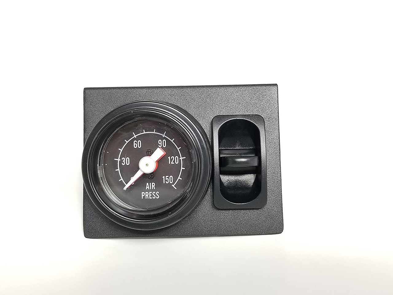 Universal Towing Assist Air Ride Suspension Control Panel 150 Psi Gauge Single Switch 1/4" airhose