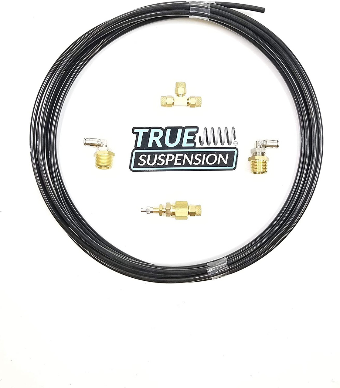 Compatible with Dodge 1500 Ram Pickup Truck 02-08 Towing Assist Helper Air Ride Suspension Kit 2wd RWD