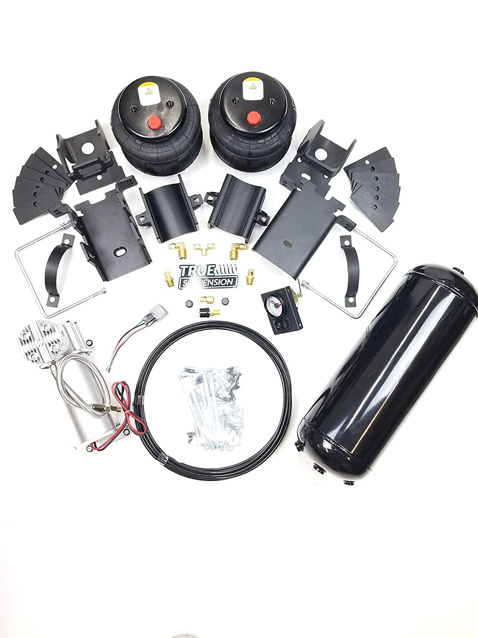 Compatible with Ford F250 4WD Pickup Truck 11-16 Towing Assist Air Ride Suspension Kit Complete With Air Management Control