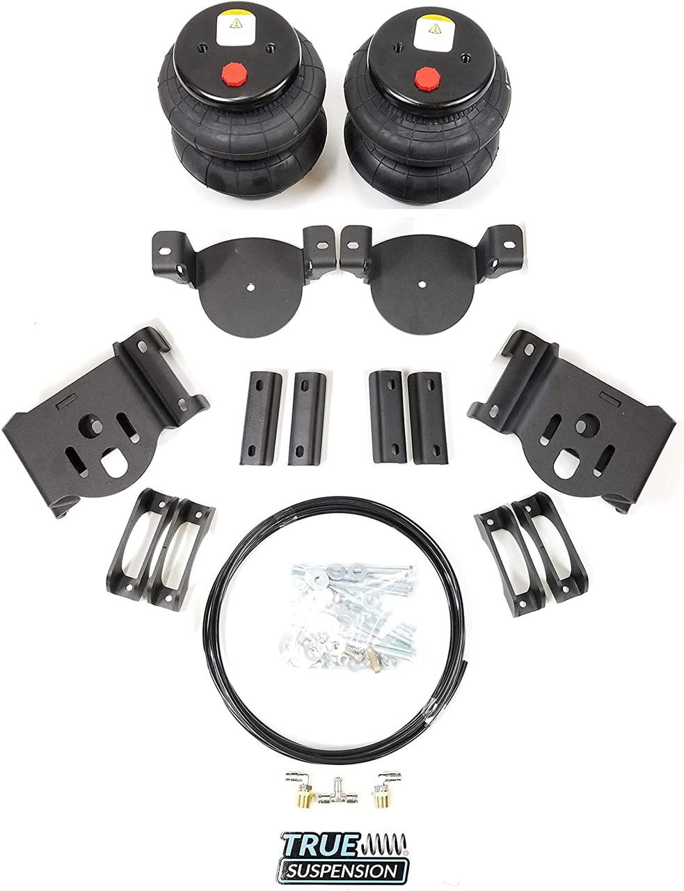 Compatible with Nissan Frontier 05-20 Truck Pickup Rear Towing Assist Helper Air Ride Suspension Kit 2wd RWD