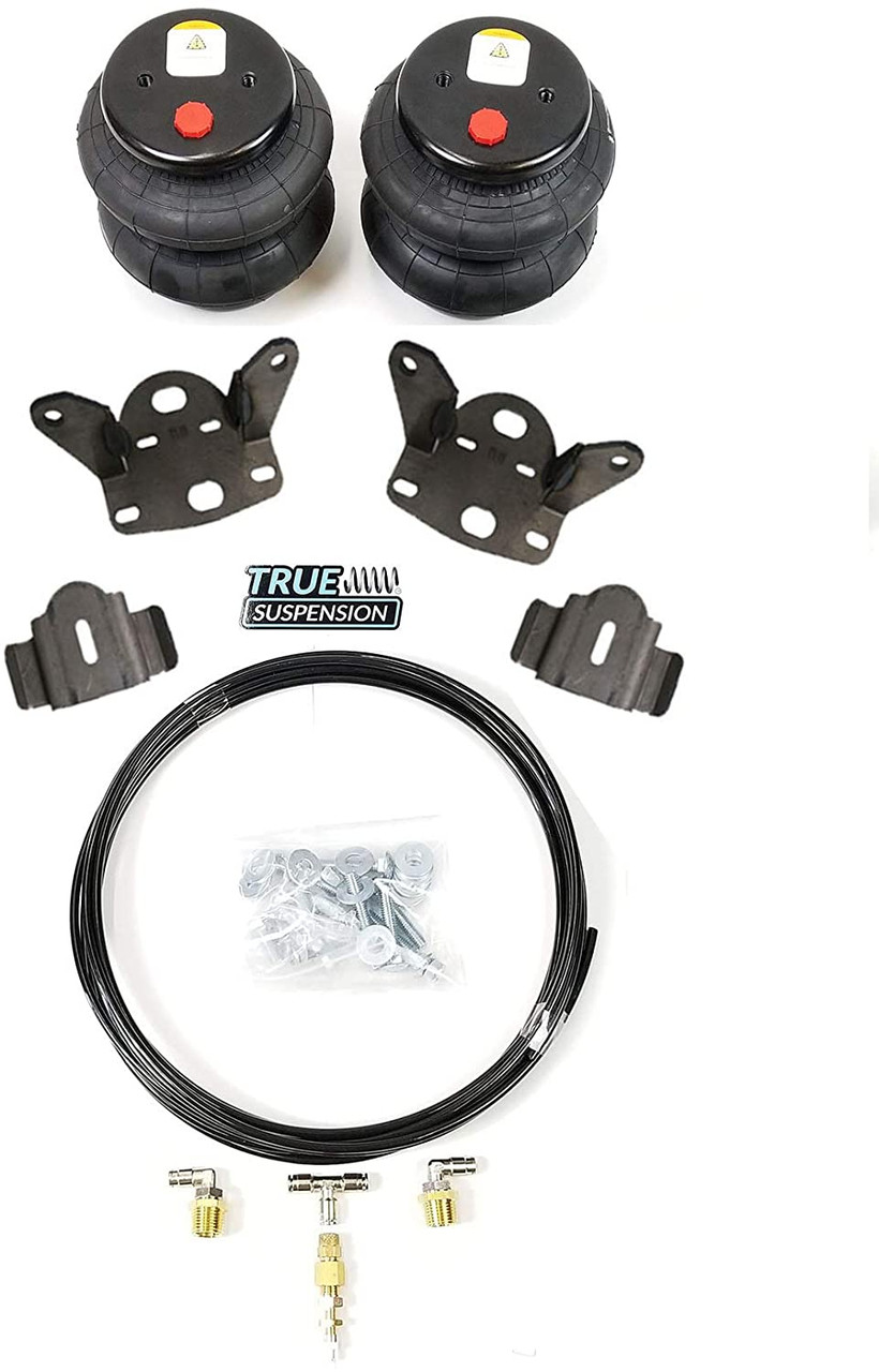 Compatible with Toyota Tundra 07-21 Truck Pickup Rear Towing Assist Helper Air Ride Suspension Kit 4wd 4x4