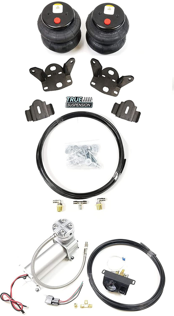 Compatible with Toyota Tundra 07-21 Truck Pickup Rear Towing Assist Helper Air Ride Suspension Kit with INCAB management controls( No Tank) 2WD RWD