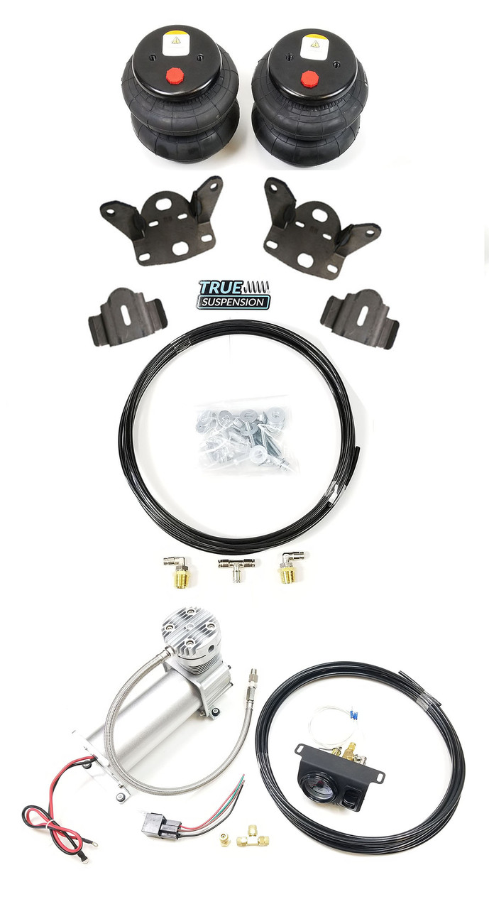 Compatible with Toyota Tundra 07-21 Truck Pickup Rear Towing Assist Helper Air Ride Suspension Kit with INCAB management controls( No Tank) 4WD 4X4